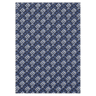 Nappe Symbole du zodiaque Scorpion argenté en fibre de c