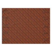 Nappe Symbole Gemini sur l'acajou Brown comme imprimé (Devant (Horizontal))