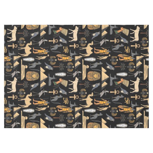 Nappe SYMBOLE Hiéroglyphique égyptien Motif Arrière - pl (Devant (Horizontal))