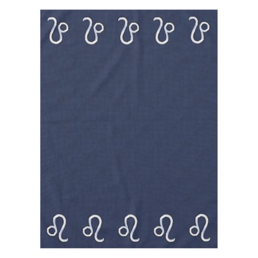 Nappe Symbole Leo d'argent sur l'impression en fibre de (Devant)