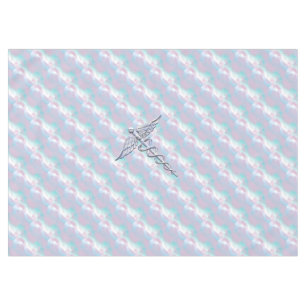 Nappe Symbole Médicale de Caduceus sur le Décor de la Pe