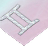 Nappe Symbole nacré de zodiaque de Gémeaux de décor (Angle)