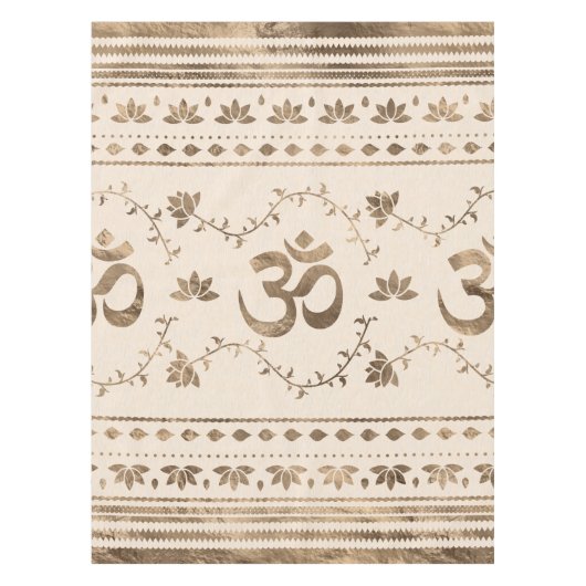 Nappe Symbole OM - or pastel (Devant)