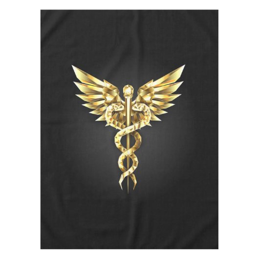 Nappe Symbole Polygonal Or Caduceus (Devant)