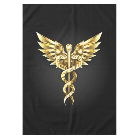 Nappe Symbole Polygonal Or Caduceus (Devant)