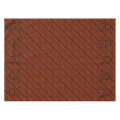 Nappe Symbole Taurus Zodiac sur l'acajou comme imprimé (Devant (Horizontal))