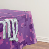 Nappe Symbole Virgo Zodiac Camouflage numérique Fuchsia  (In Situ)