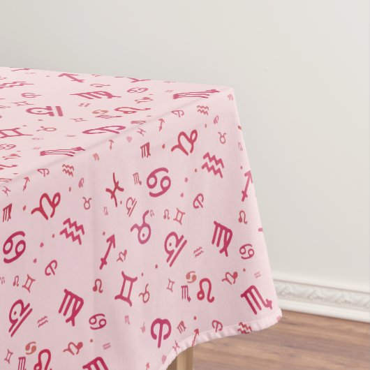 Nappe SYMBOLE Zodiaque Astrologie Rose (In Situ)
