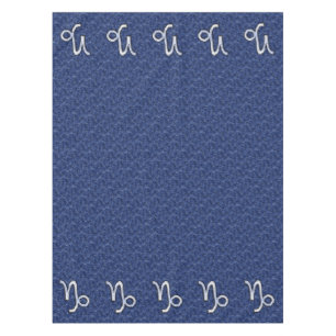 Nappe Symbole Zodiaque Capricorne d'argent Camouflage bl