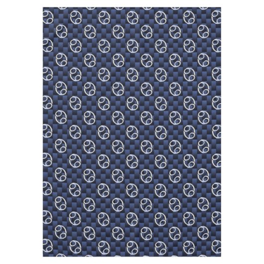 Nappe Symbole zodiaque du cancer de l'argent Marine Fibr (Devant)