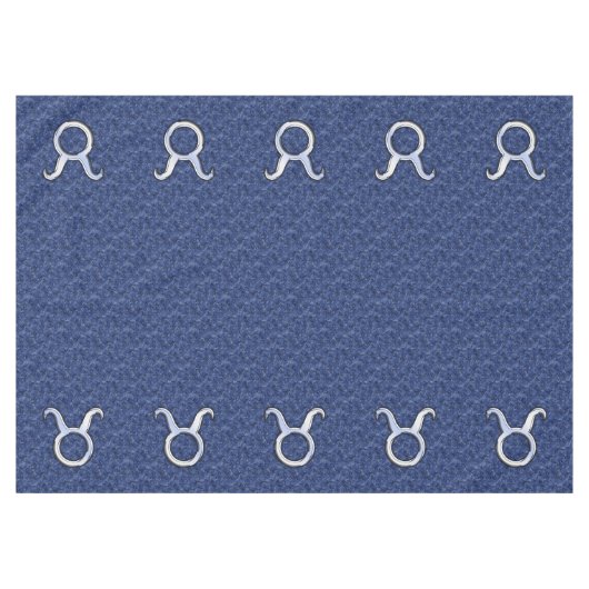 Nappe Symbole Zodiaque Taurus Argent Marine Camion numér (Devant (Horizontal))