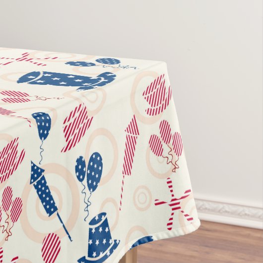 Nappe Symboles de fête de l'indépendance américaine (In Situ)