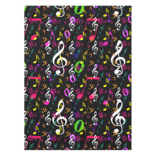 Nappe Symboles musicaux Design Motif