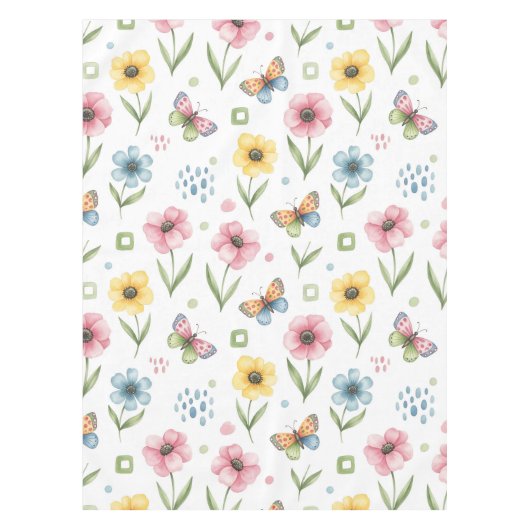 Nappe Symphonie de fleurs rustiques (Devant)