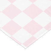Nappe Table à manger À damiers Motif rose Fille (Angle)