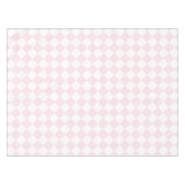 Nappe Table à manger blanche rose À damiers fille (Devant (Horizontal))