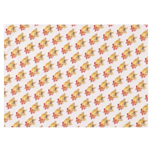 Nappe Table Citrouille Thanksgiving (Devant (Horizontal))