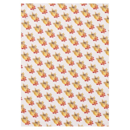 Nappe Table Citrouille Thanksgiving (Devant)