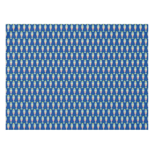 Nappe Table colorée Design Poisson (Devant (Horizontal))