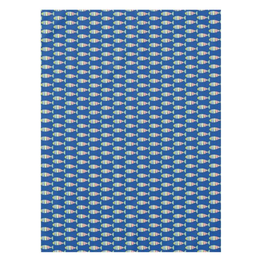 Nappe Table colorée Design Poisson (Devant)
