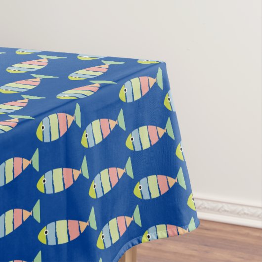 Nappe Table colorée Design Poisson (In Situ)