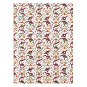Nappe Table d'art populaire Renard Rouge   Récolte d'aut