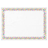Nappe Table de bordure Arbre Rétro Baubles 60x84 (Devant (Horizontal))