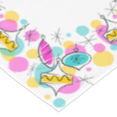 Nappe Table de bordure Arbre Rétro Baubles 60x84 (Angle)