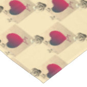 Nappe Table de coeur et Rose (Angle)