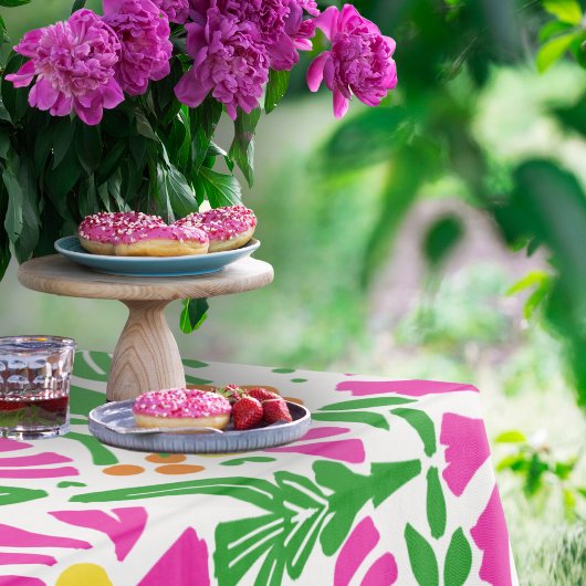 Nappe Table de fête magique remplie de fleurs
