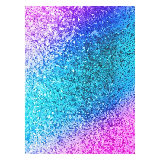 Nappe Table de Parties scintillant Unicorne Ombre person (Devant)