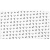 Nappe Table de réception de la fête de mariage Typograph (Devant (Horizontal))