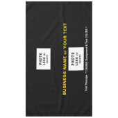 Nappe Table de salons avec logo, texte, COULEURS (Devant)