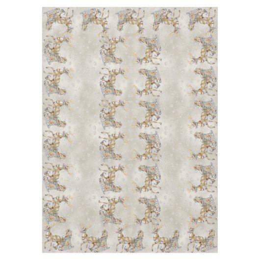 Nappe Table de vacances Reindeer Sleigh (Devant)