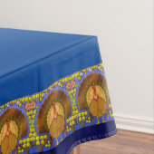 Nappe Table en verre tendu Thanksgiving Turquie 60" x 10 (In Situ)