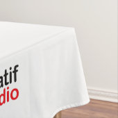 Nappe Table personnalisée avec votre logo et votre texte (In Situ)