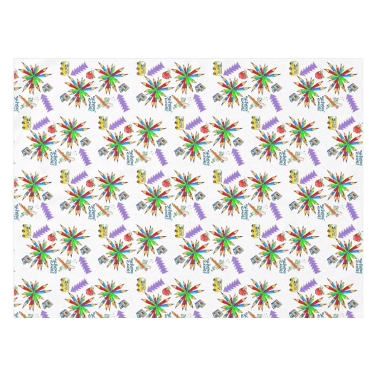 Nappe Table Retour à l'école est Cool (Devant (Horizontal))