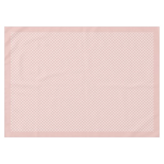Nappe Table Rose Gold Plaid Choice (Devant (Horizontal))
