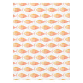 Nappe Table saumon de groupe de poissons (Devant)