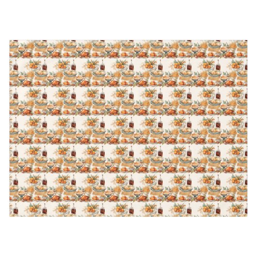 Nappe Table Thanksgiving Décor Dîner Élégant (Devant (Horizontal))