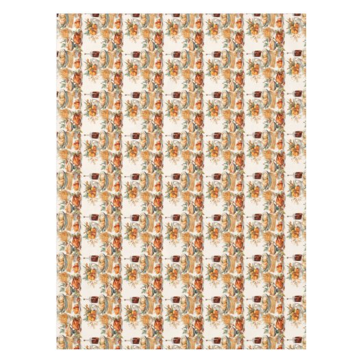 Nappe Table Thanksgiving Décor Dîner Élégant (Devant)