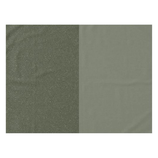 Nappe Table Verte Deux Tons - Style Rustique Moderne (Devant (Horizontal))