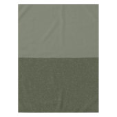 Nappe Table Verte Deux Tons - Style Rustique Moderne (Devant)