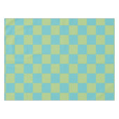 Nappe Tableau À damiers Motif en bleu et vert  (Devant (Horizontal))