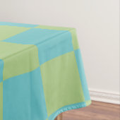 Nappe Tableau À damiers Motif en bleu et vert  (In Situ)
