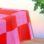 Nappe Tableau de À damiers rose et rouge Neon Vintage<br><div class="desc">Tableau de contrôle Neon Pink et Red À damiers | VINTAGE | Classique | tendance | Style | Mode | Minimal</div>