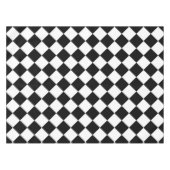 Nappe Tableau de bord noir et blanc À damiers Drapeau (Devant (Horizontal))