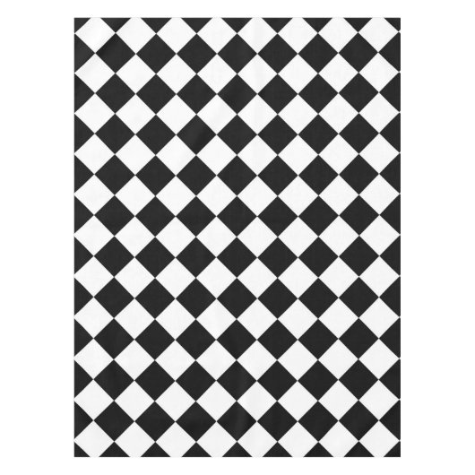Nappe Tableau de bord noir et blanc À damiers Drapeau (Devant)
