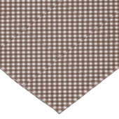 Nappe TABLEAU EN COTON BROWN CHEX 13 FONDS 52 x 70 po (Angle)