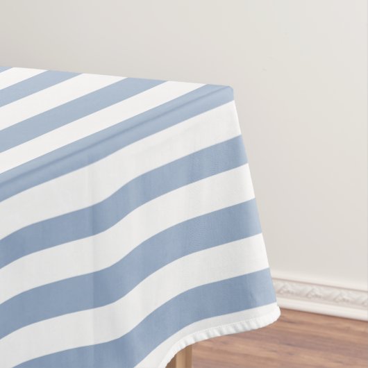 Nappe Tablecloth Blue & White Stripe   (In Situ)